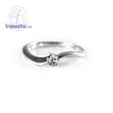 แหวนเพชร แหวนแพลทินัม แหวนหมั้นเพชร แหวนแต่งงาน -R1034DPT